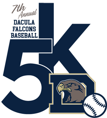 Falcons 5K Race and Fun Run Logo